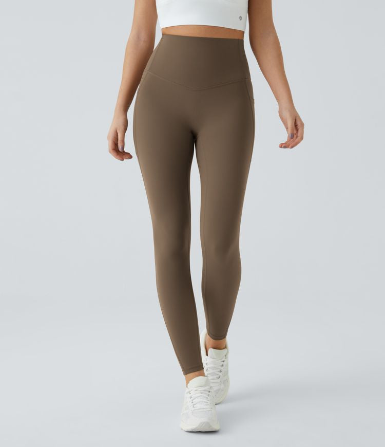 Berlin UltraSculpt™ - Höfittade leggings med magkontroll och sidofickor för träning