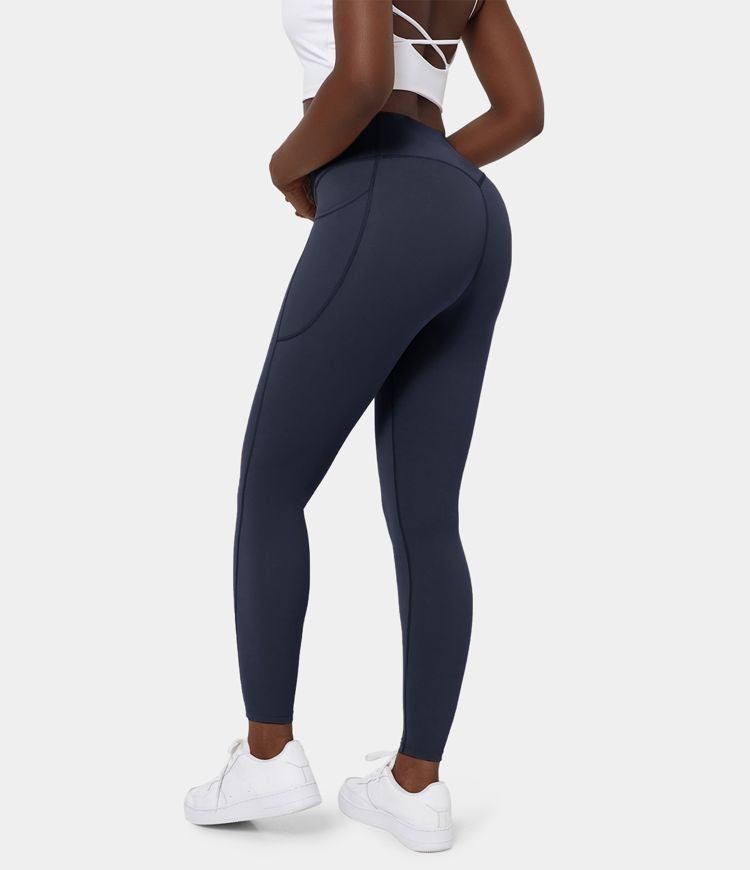 Berlin UltraSculpt™ - Höfittade leggings med magkontroll och sidofickor för träning