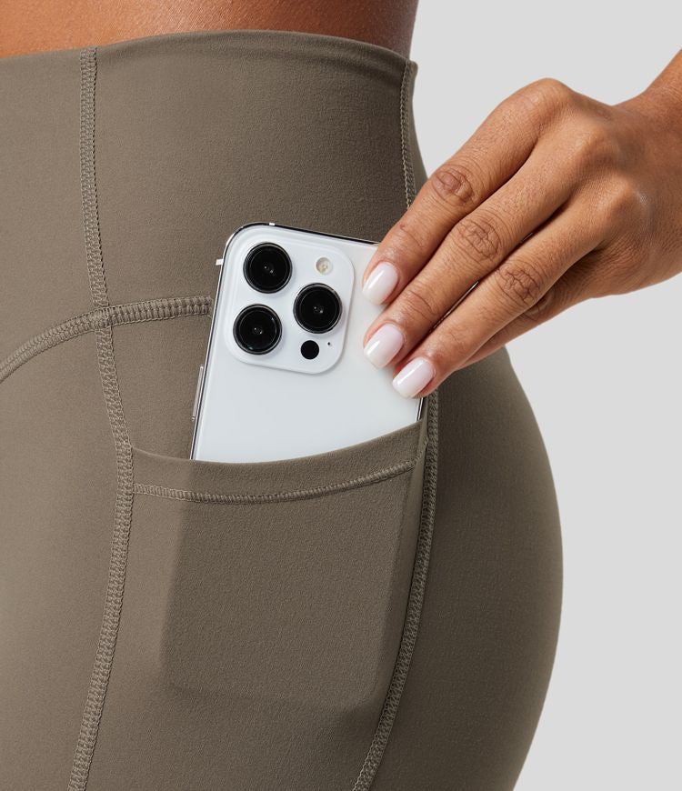 Berlin UltraSculpt™ - Höfittade leggings med magkontroll och sidofickor för träning