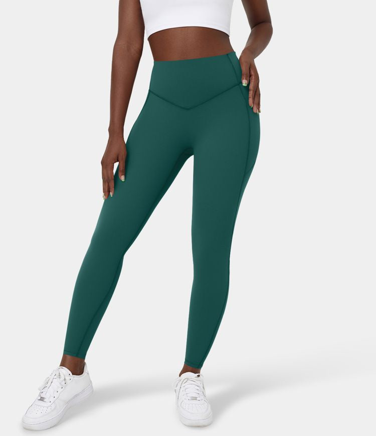 Berlin UltraSculpt™ - Höfittade leggings med magkontroll och sidofickor för träning