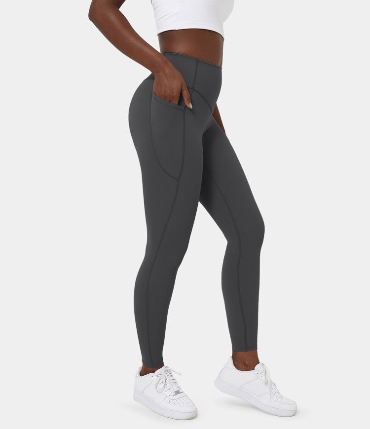 Berlin UltraSculpt™ - Höfittade leggings med magkontroll och sidofickor för träning