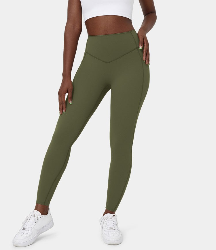 Berlin UltraSculpt™ - Höfittade leggings med magkontroll och sidofickor för träning