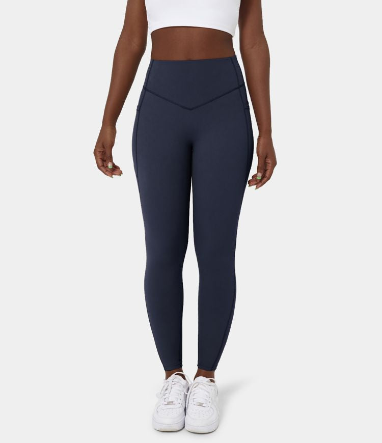 Berlin UltraSculpt™ - Höfittade leggings med magkontroll och sidofickor för träning