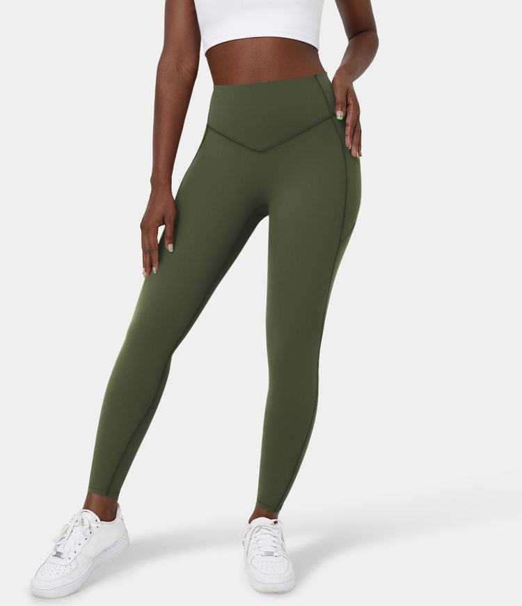 Berlin UltraSculpt™ - Höfittade leggings med magkontroll och sidofickor för träning