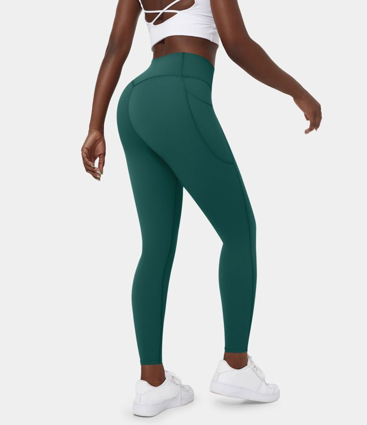 Berlin UltraSculpt™ - Höfittade leggings med magkontroll och sidofickor för träning