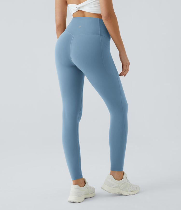 Berlin UltraSculpt™ - Höfittade leggings med magkontroll och sidofickor för träning