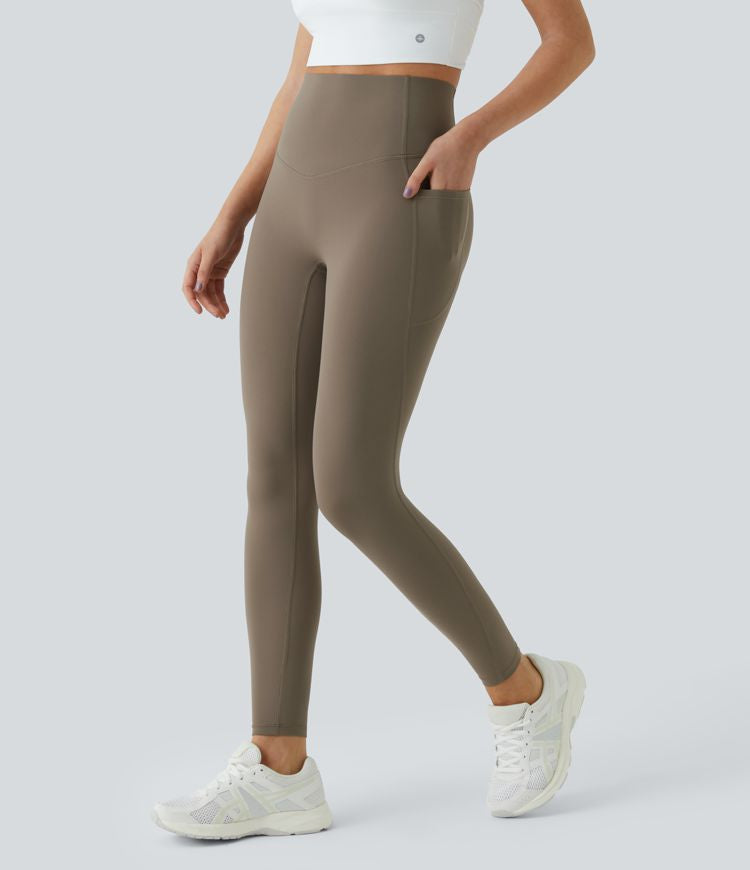 Berlin UltraSculpt™ - Höfittade leggings med magkontroll och sidofickor för träning