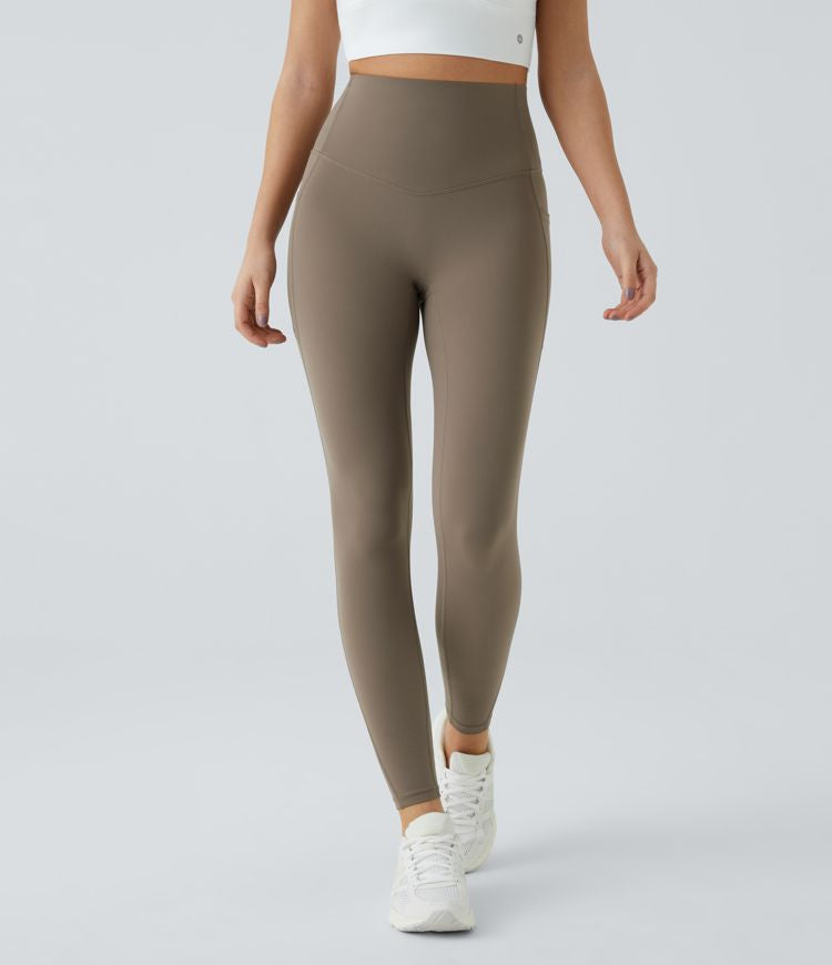 Berlin UltraSculpt™ - Höfittade leggings med magkontroll och sidofickor för träning