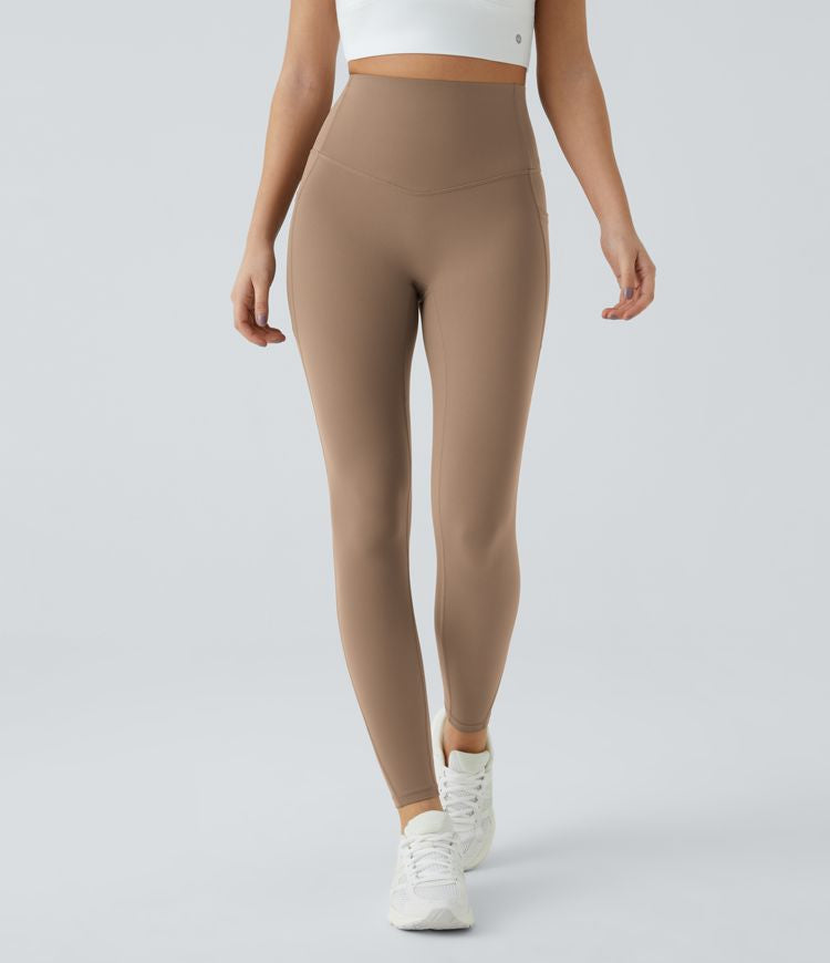 Berlin UltraSculpt™ - Höfittade leggings med magkontroll och sidofickor för träning