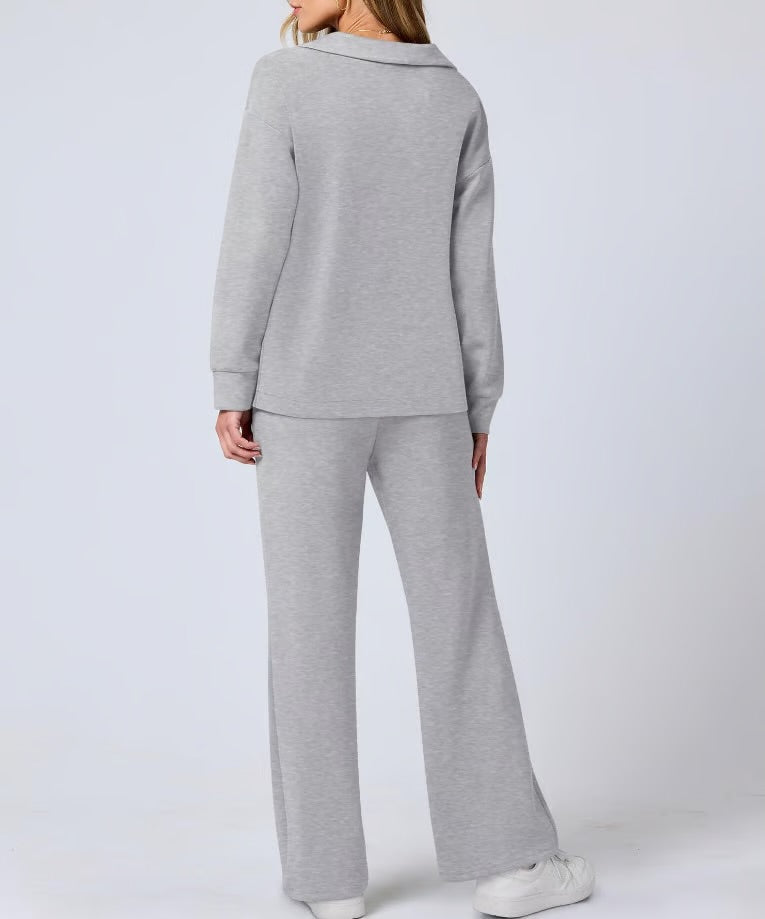 Vienna Comfort™: Dam 2-delade sweatsets med långa ärmar