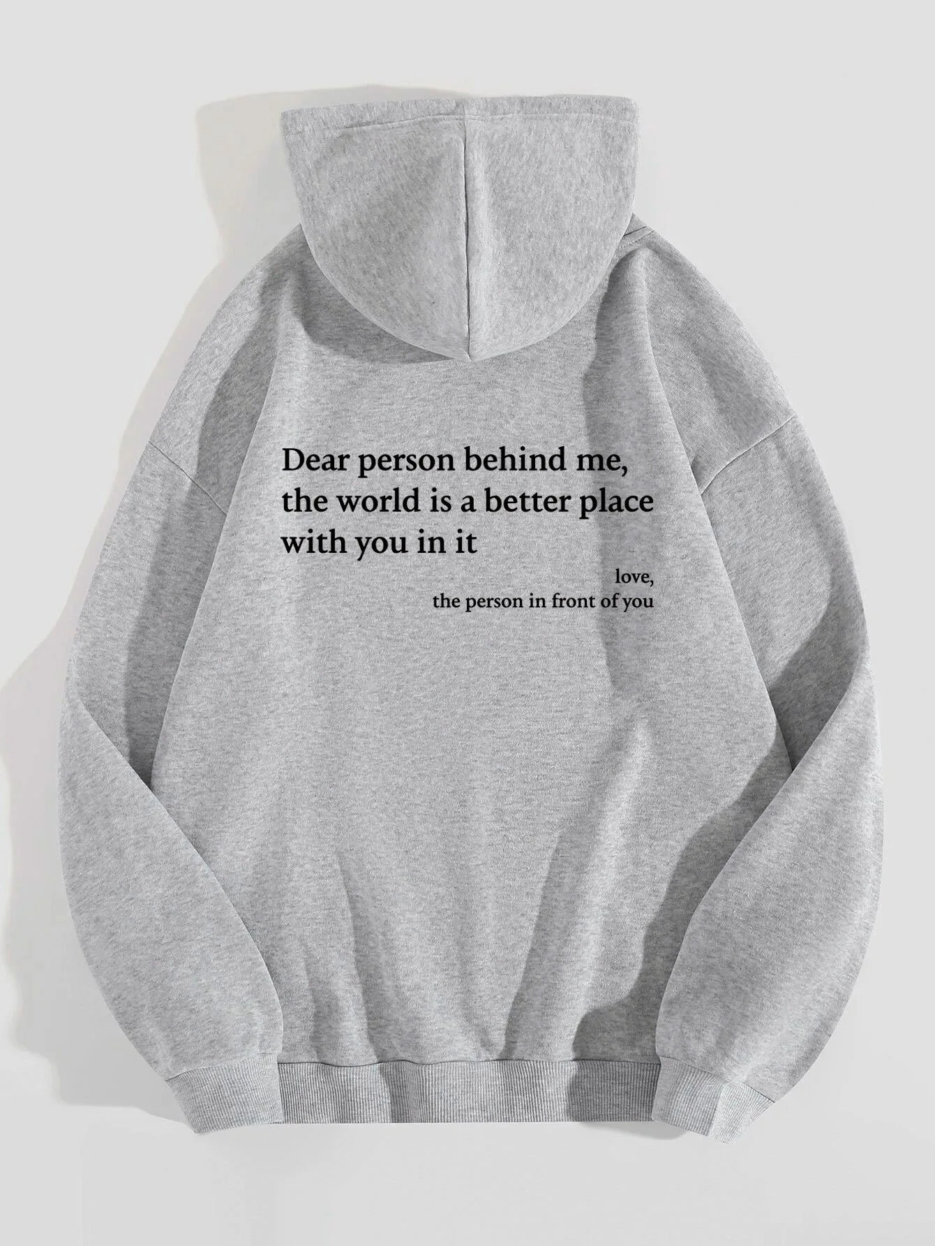 LIEVE PERSOON ACHTER MIJ' UNISEX HOODIE