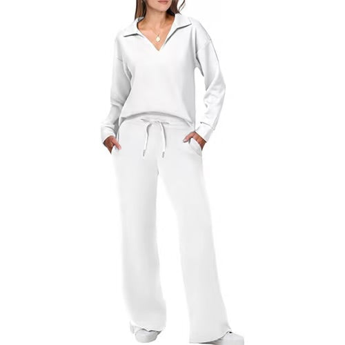 Vienna Comfort™: Dam 2-delade sweatsets med långa ärmar